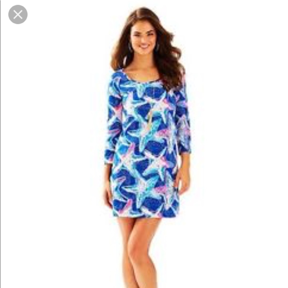 Lilly Pulitzer Indigo Star Struck Beacon dress.